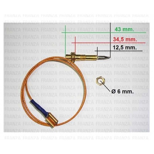 Termocoppia gas fuochi piano - termocoppia,